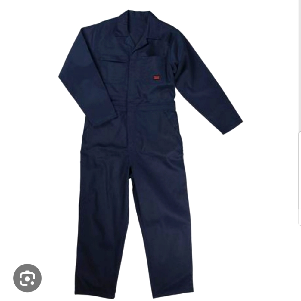 Navy insulated work coveralls size 42